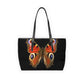 Butterflies PU Leather Shoulder Bag