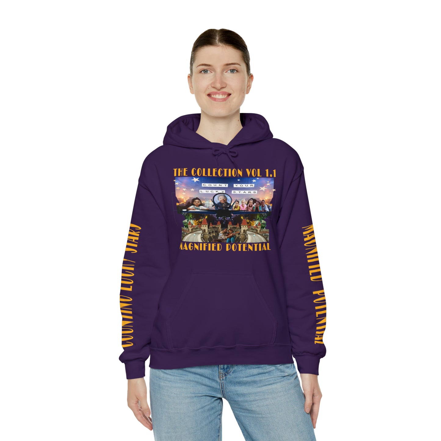 Magnified Potential Unisex Heavy Blend™ Hooded Sweatshirt