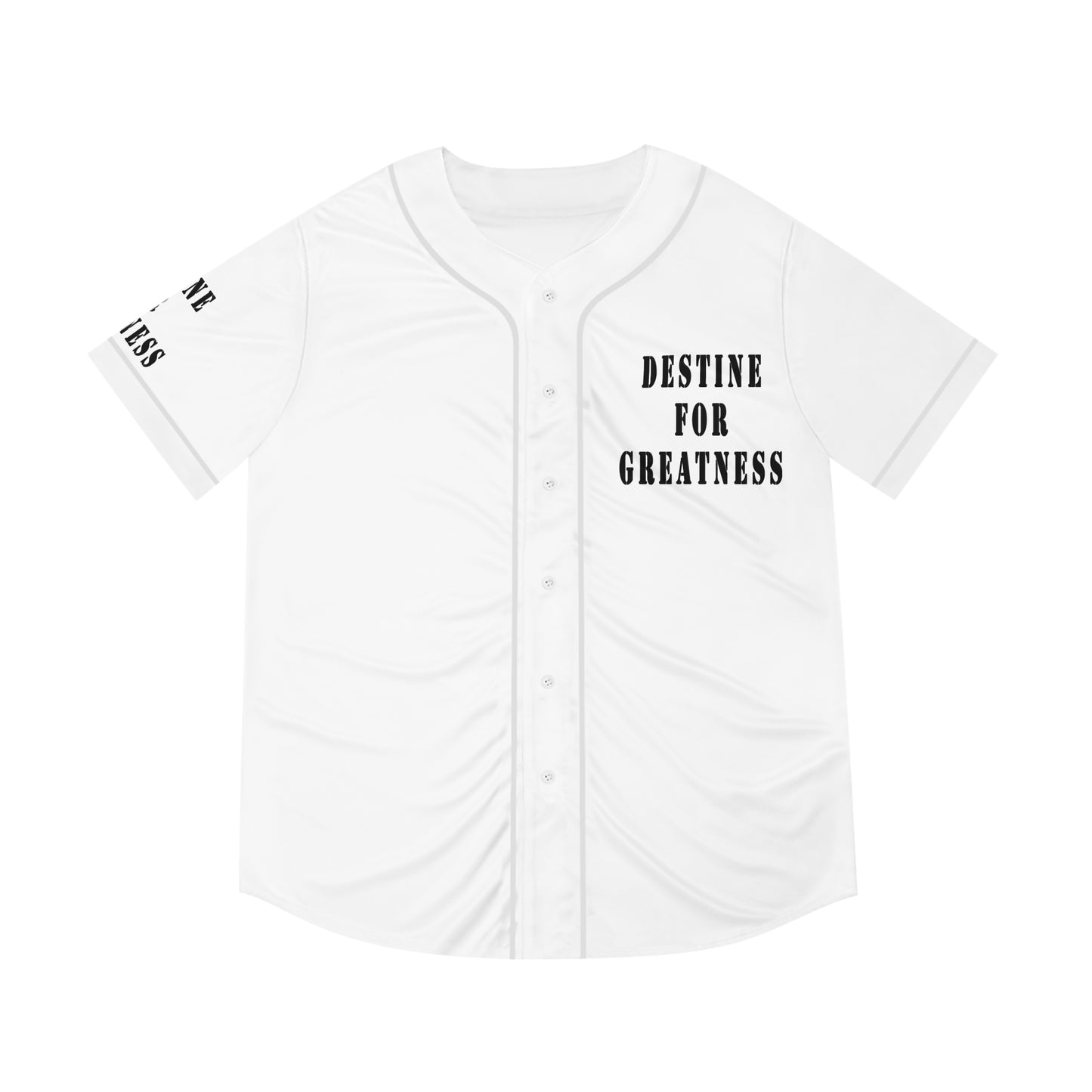 Let No One Change The Course of What is Destine for You Men's Baseball Jersey (AOP)