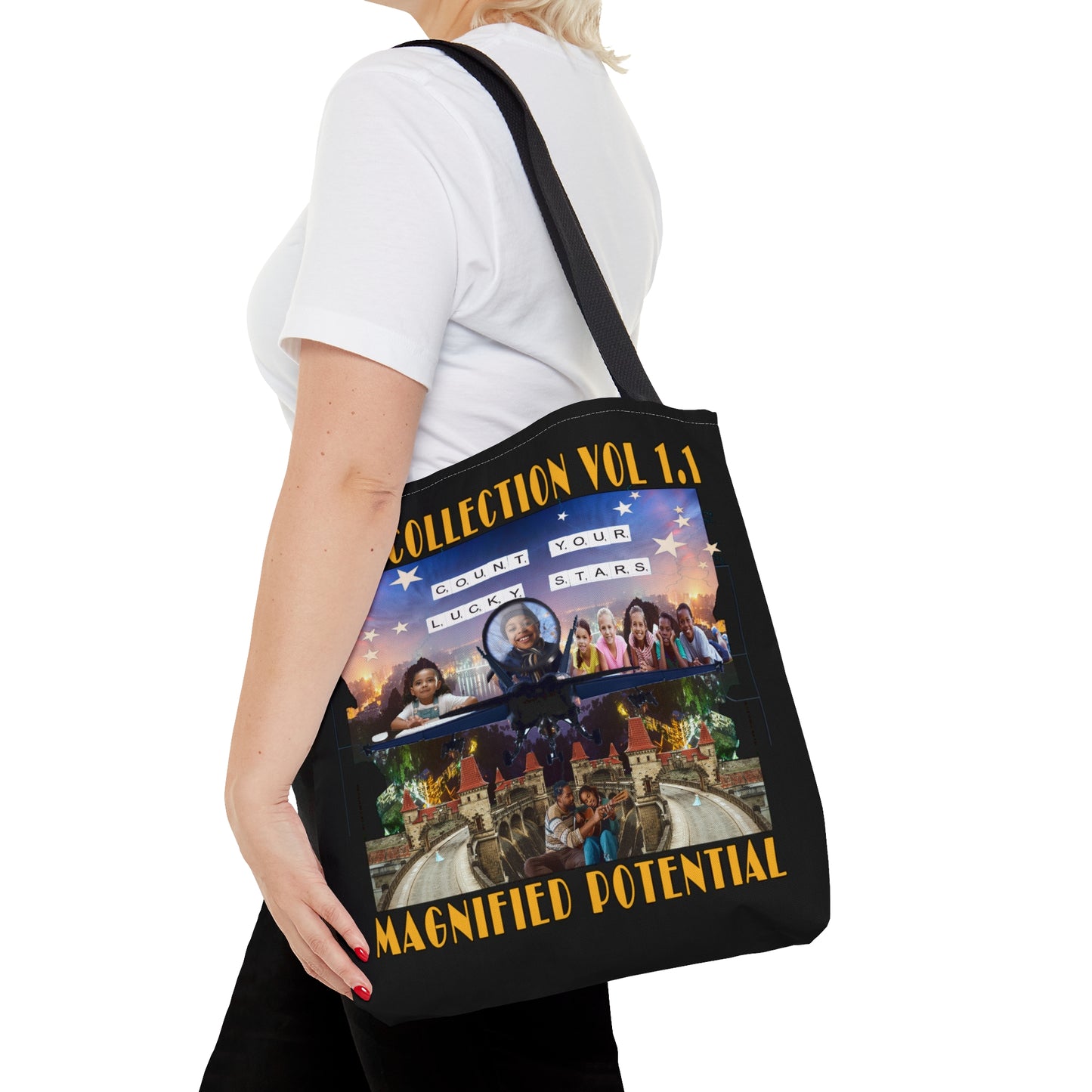 Magnified Potential Tote Bag (AOP)