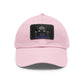 A Dream Beyond Reality Dad Hat with Leather Patch (Rectangle)