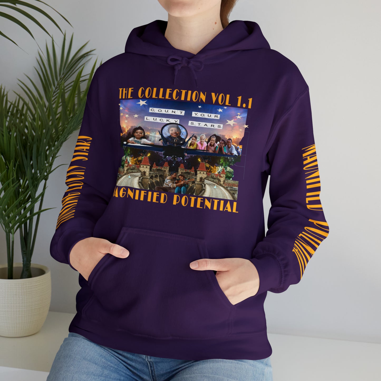 Magnified Potential Unisex Heavy Blend™ Hooded Sweatshirt