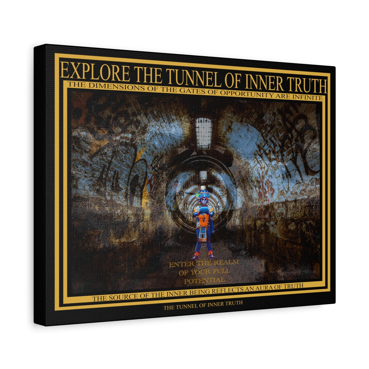 The Tunnel of Inner Truth Matte Canvas, Stretched, 1.25"