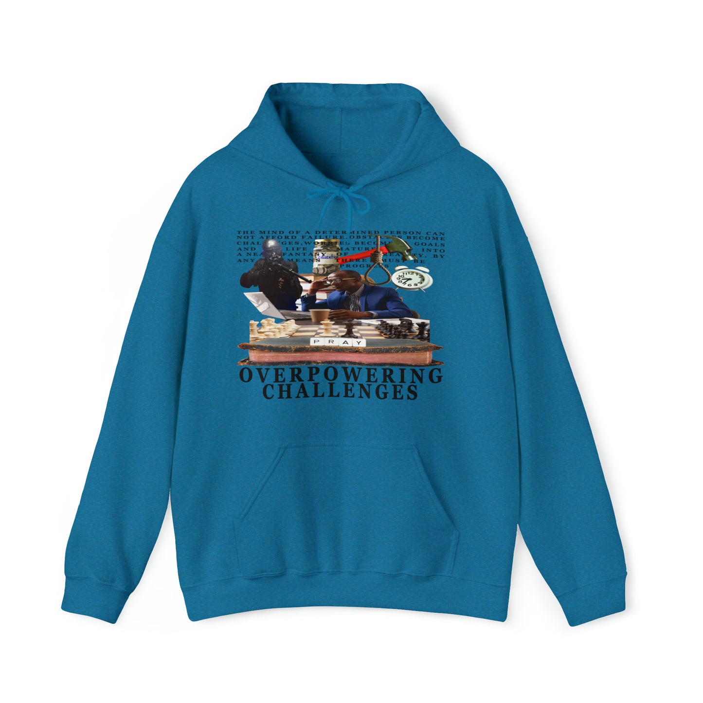 Overpowering Obstacles Unisex Heavy Blend™ Hooded Sweatshirt