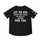 Let No One Change The Course of What is Destine for You Men's Baseball Jersey (AOP)