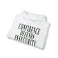 Confidence Offends Insecurity Unisex Heavy Blend™ Hooded Sweatshirt