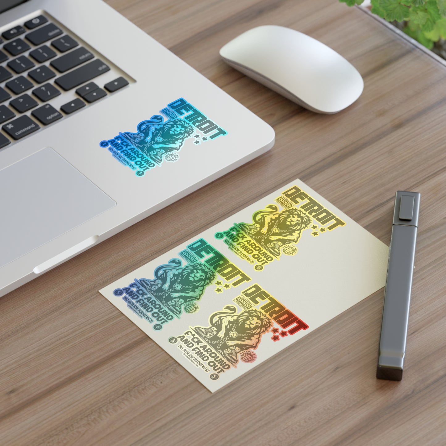 F*ck Around and Find Out Sticker Sheets - Urban Decor, Gift for Collectors, Custom Stickers for Scrapbooking, Laptop, & More