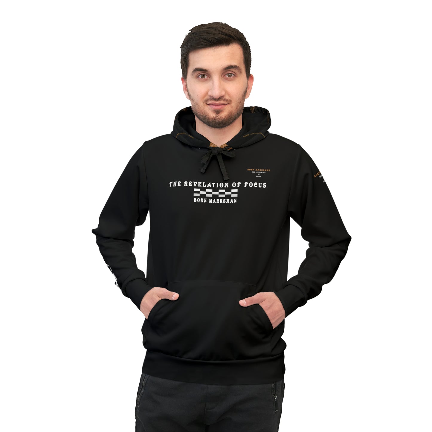 Born Marksman Athletic Hoodie (AOP)