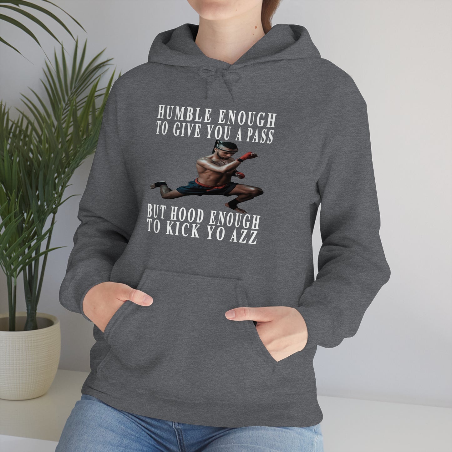 Humble Enough To Give Your A Pass Unisex Heavy Blend™ Hooded Sweatshirt