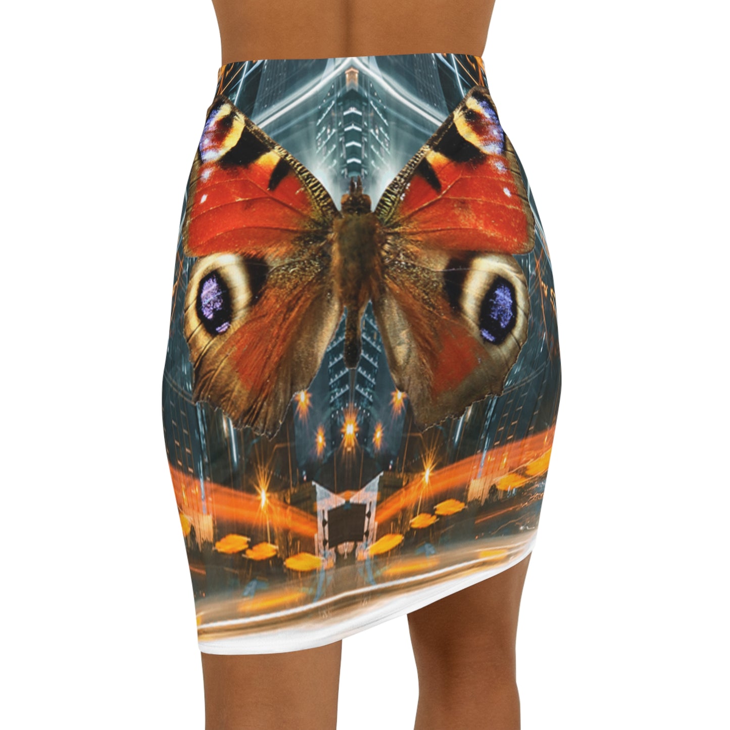 Butterflies Women's Mini Skirt (AOP)