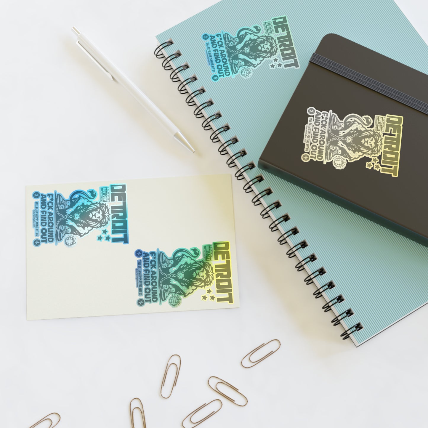 F*ck Around and Find Out Sticker Sheets - Urban Decor, Gift for Collectors, Custom Stickers for Scrapbooking, Laptop, & More