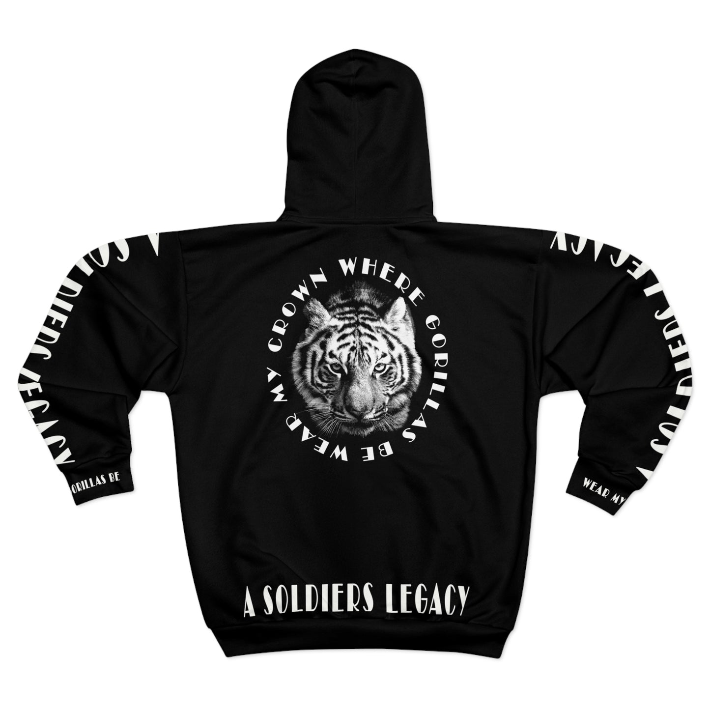 A Soldiers Legacy Unisex Zip Hoodie (AOP)