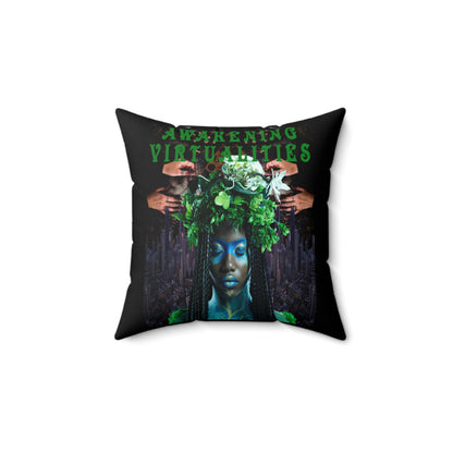 Awakening Virtualities Square Pillow