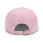 Tiers Above Reality Dad Hat with Leather Patch (Rectangle)