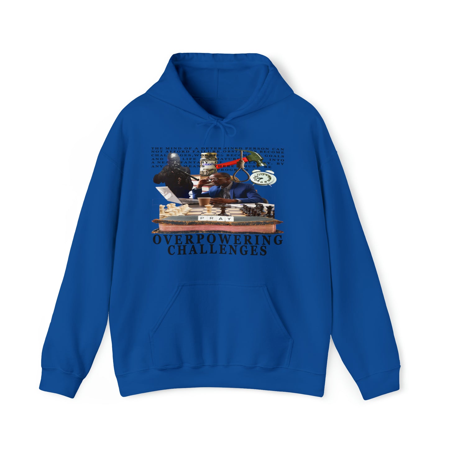 Overpowering Obstacles Unisex Heavy Blend™ Hooded Sweatshirt