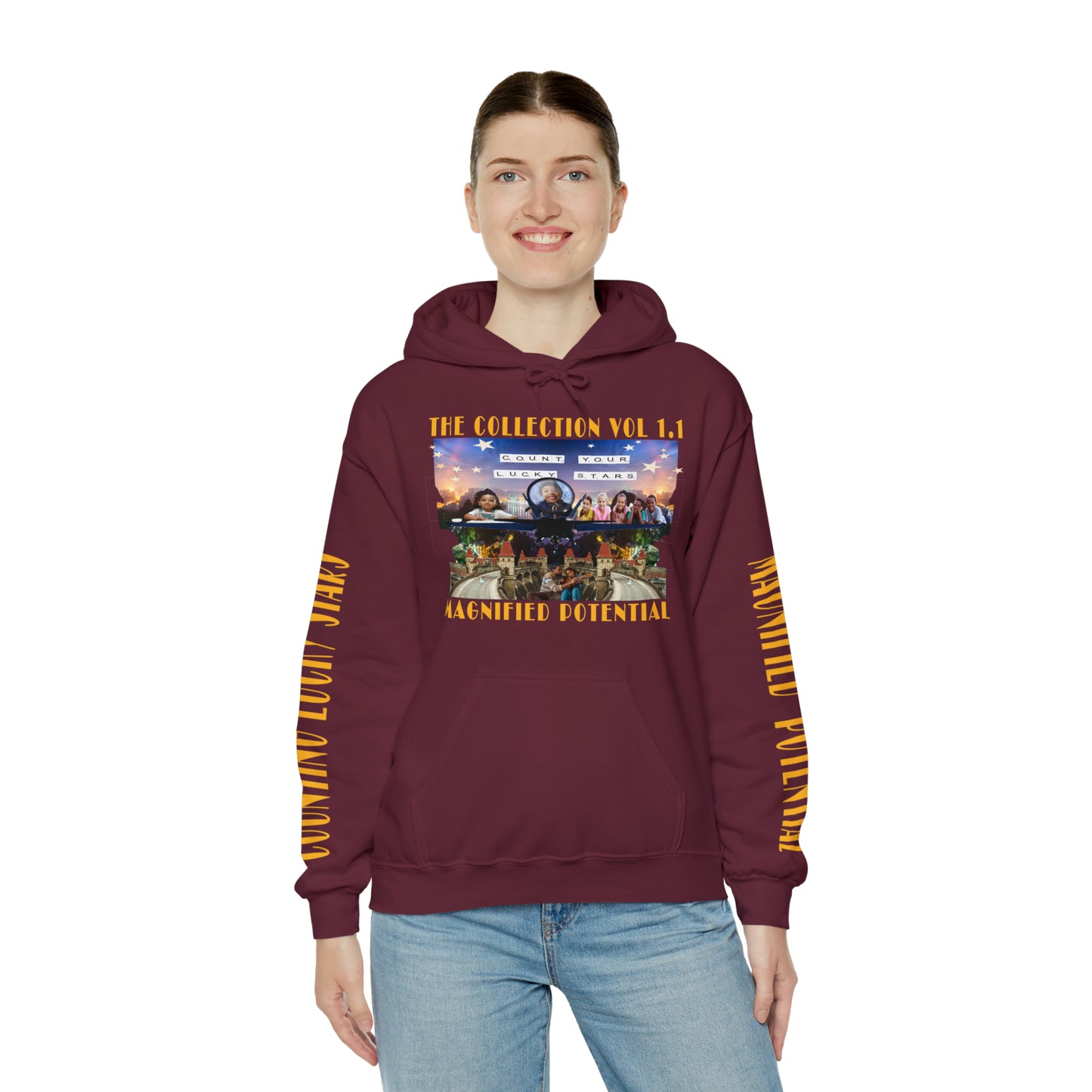 Magnified Potential Unisex Heavy Blend™ Hooded Sweatshirt