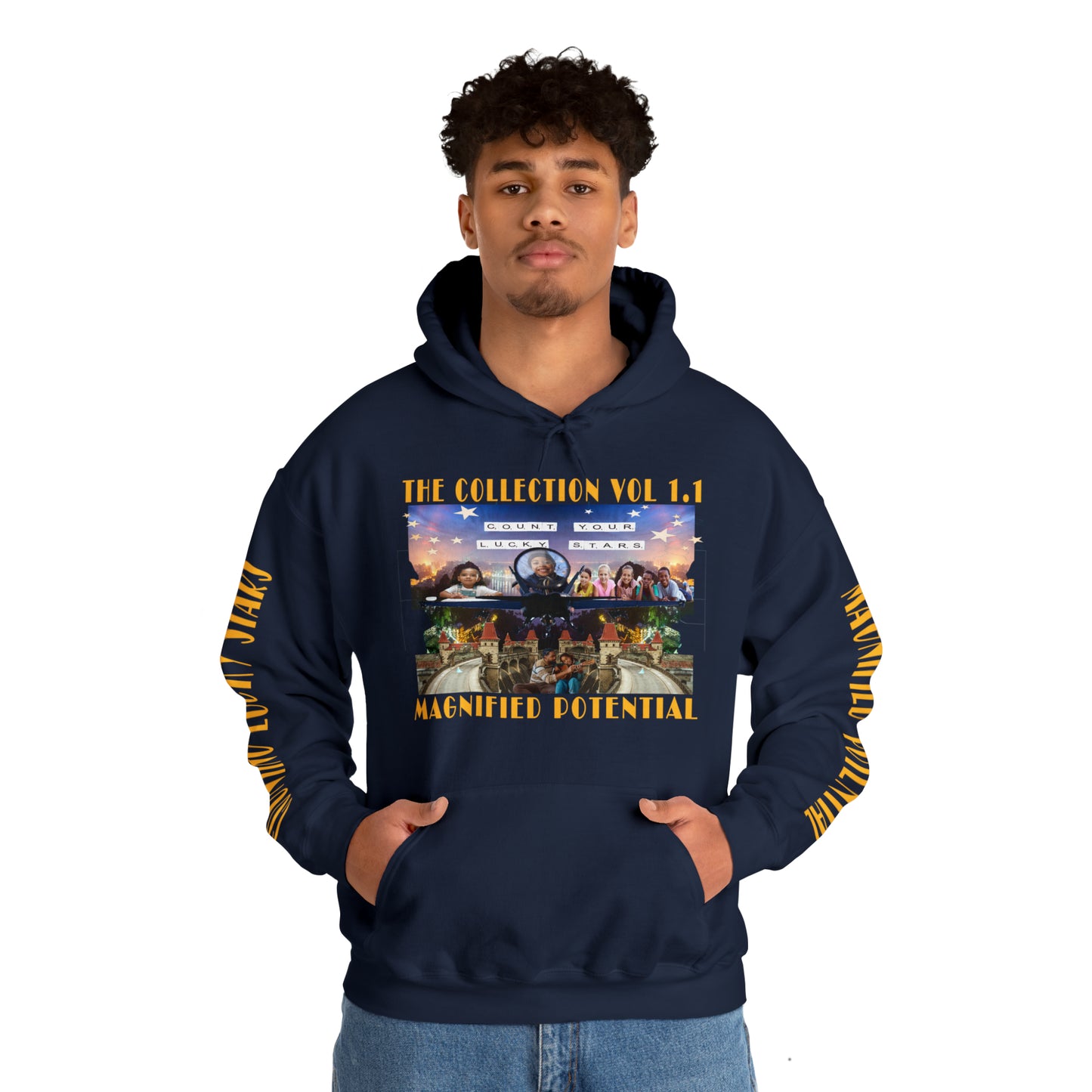 Magnified Potential Unisex Heavy Blend™ Hooded Sweatshirt