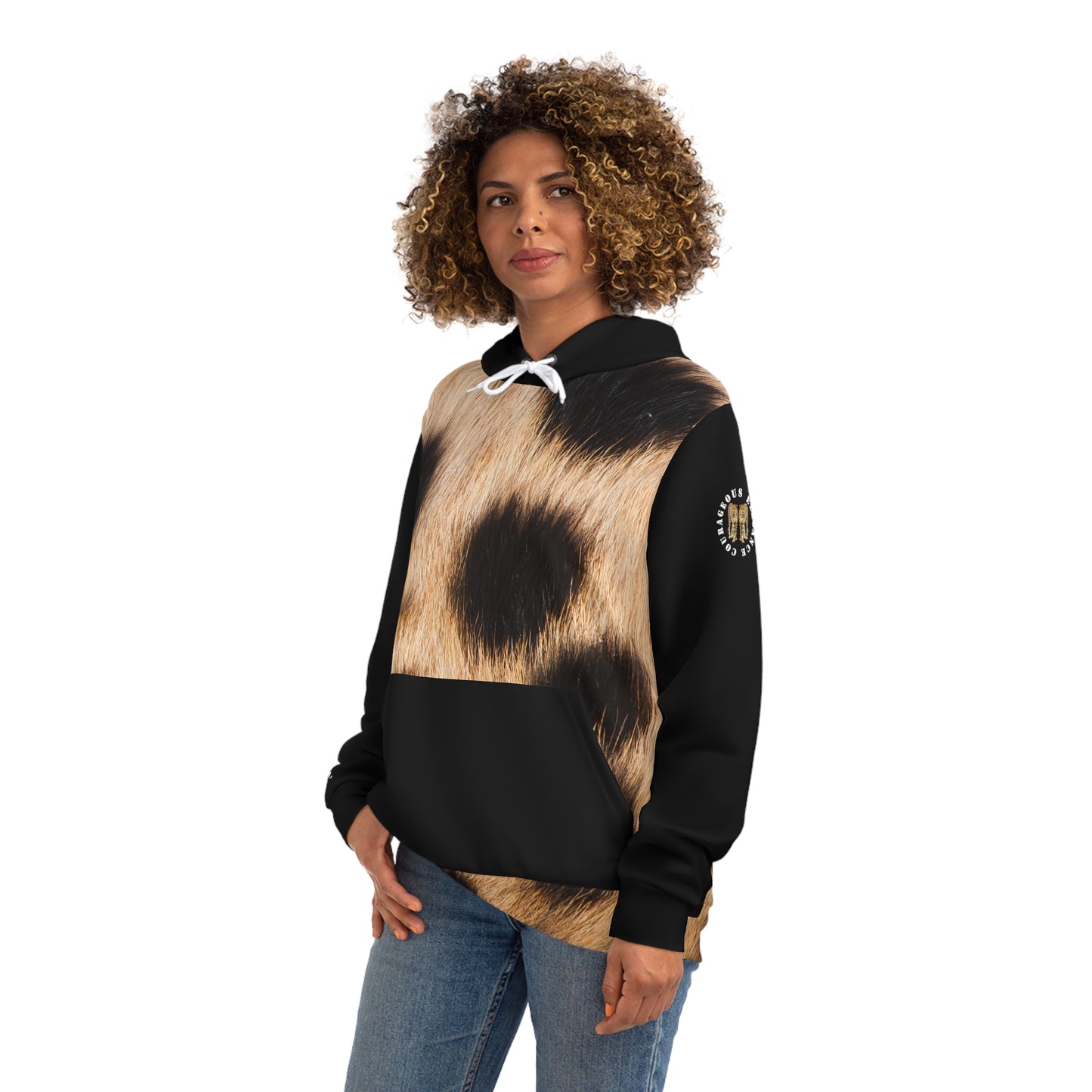 Courageous Elegance Fashion Hoodie (AOP)