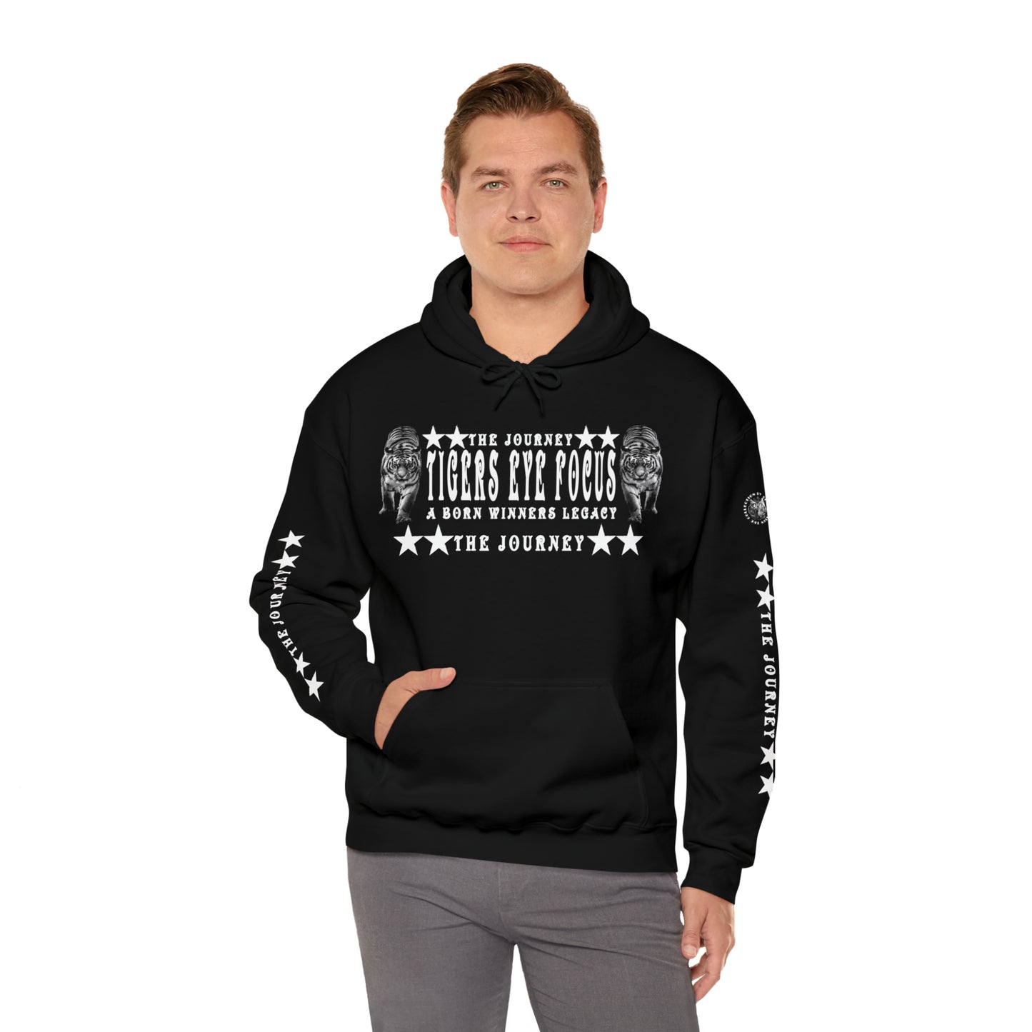 Tigers Eye Focus Unisex Heavy Blend™ Hooded Sweatshirt