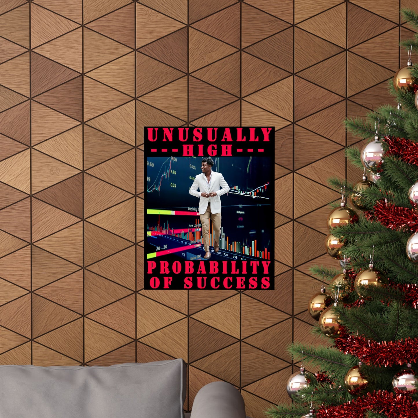 Unusually High Probability of Success Matte Vertical Posters