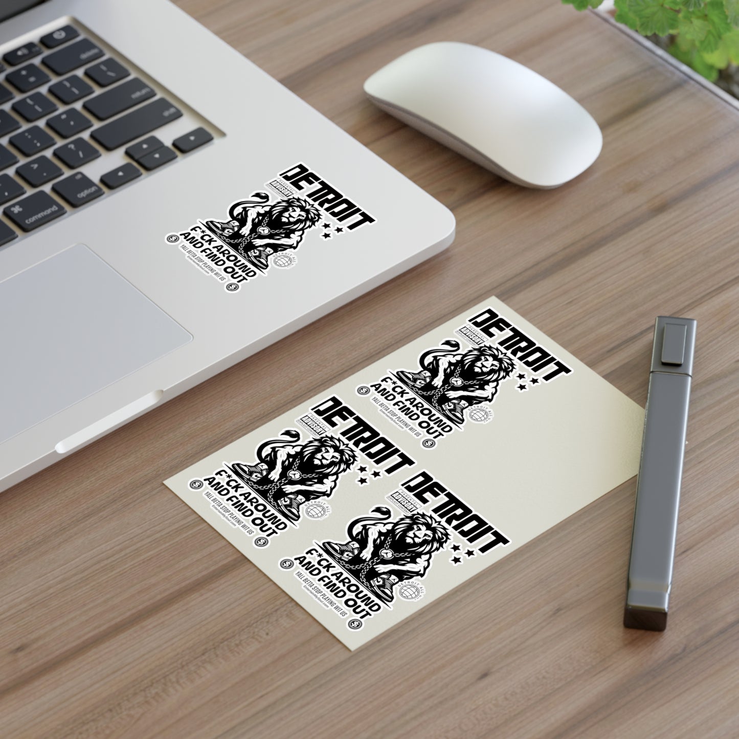 F*ck Around and Find Out Sticker Sheets - Urban Decor, Gift for Collectors, Custom Stickers for Scrapbooking, Laptop, & More