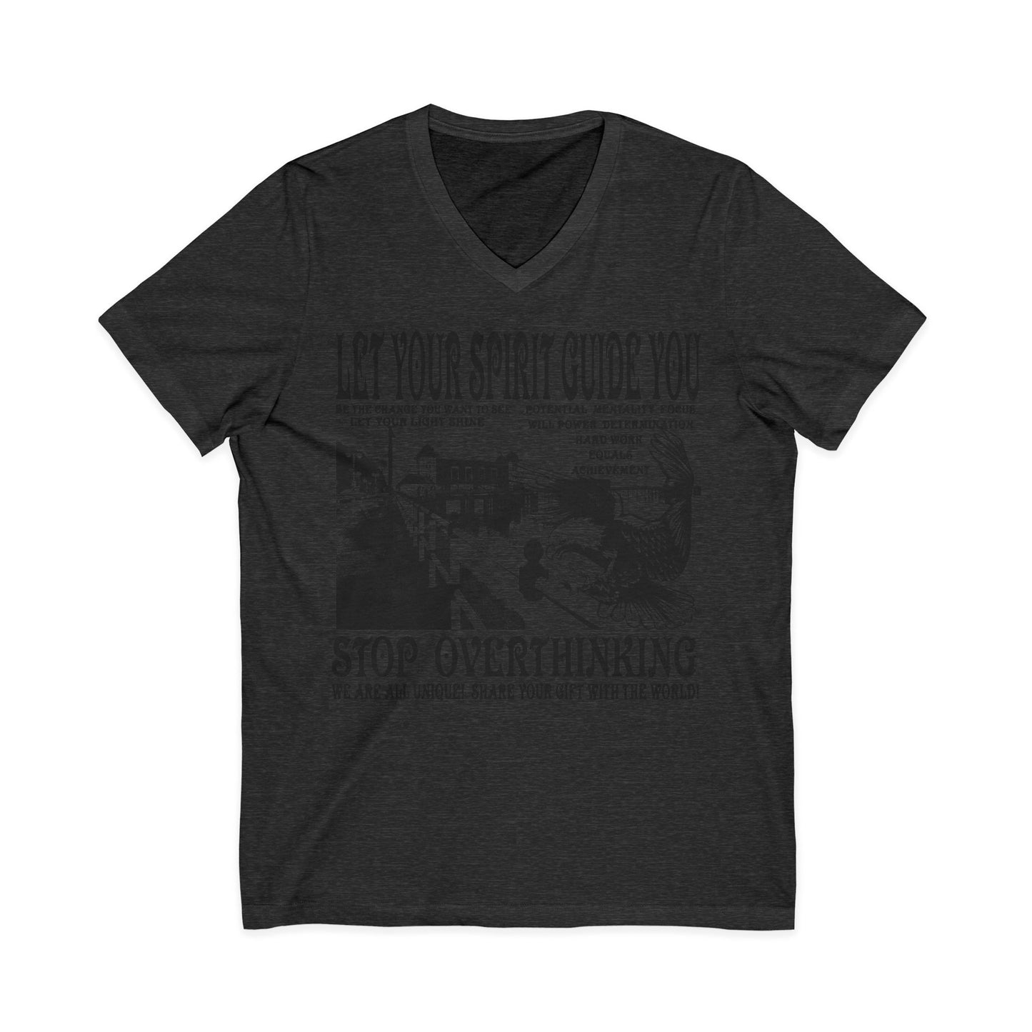 Let Your Spirit Guide You Unisex V-Neck Tee