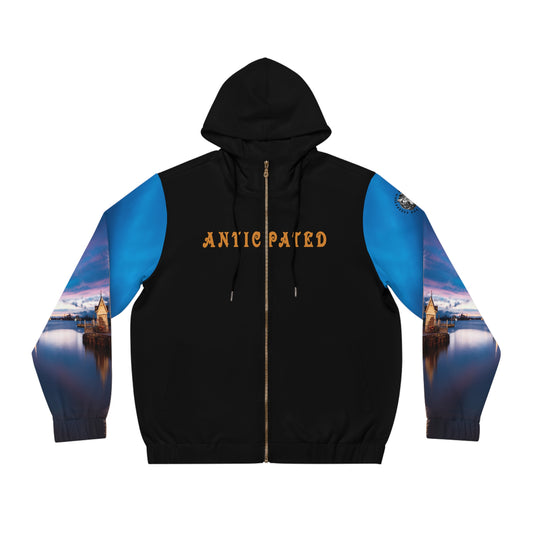 Anticipated Arrival Men's Full-Zip Hoodie (AOP)