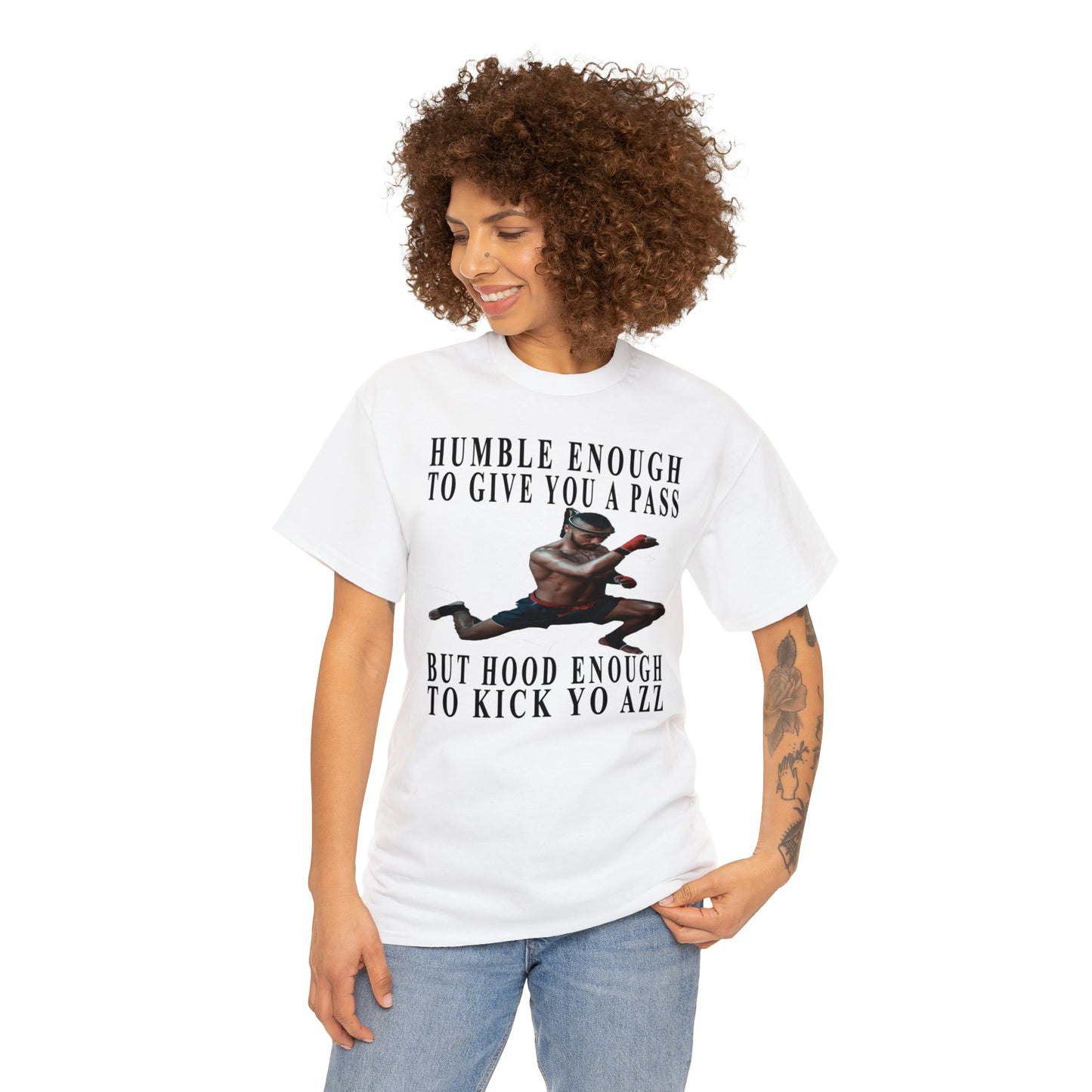 Humble Enough To Give Your A Pass Unisex Heavy Cotton Tee