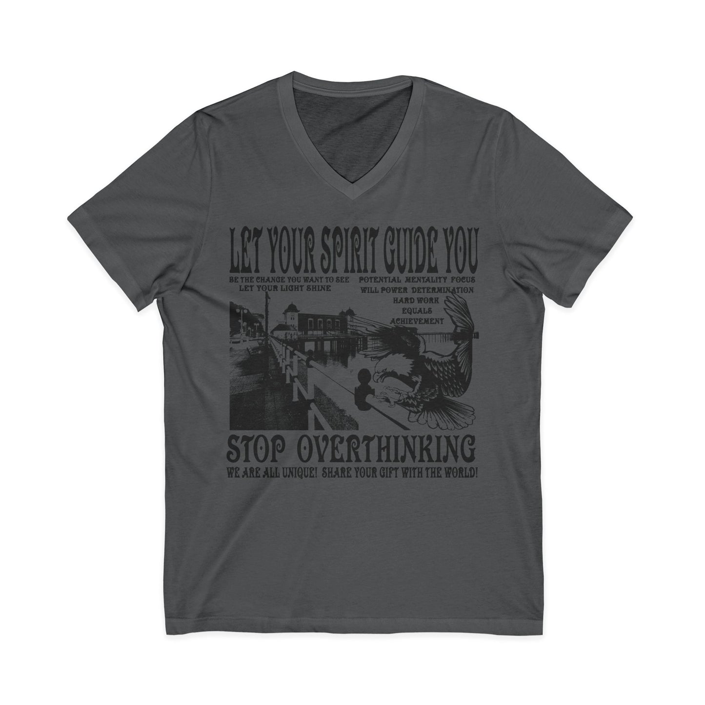 Let Your Spirit Guide You Unisex V-Neck Tee