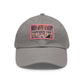 Tiers Above Reality Dad Hat with Leather Patch (Rectangle)