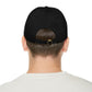 Tiers Above Reality Dad Hat with Leather Patch (Rectangle)