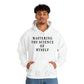 Mastering The Science of Myself Unisex Heavy Blend™ Hooded Sweatshirt