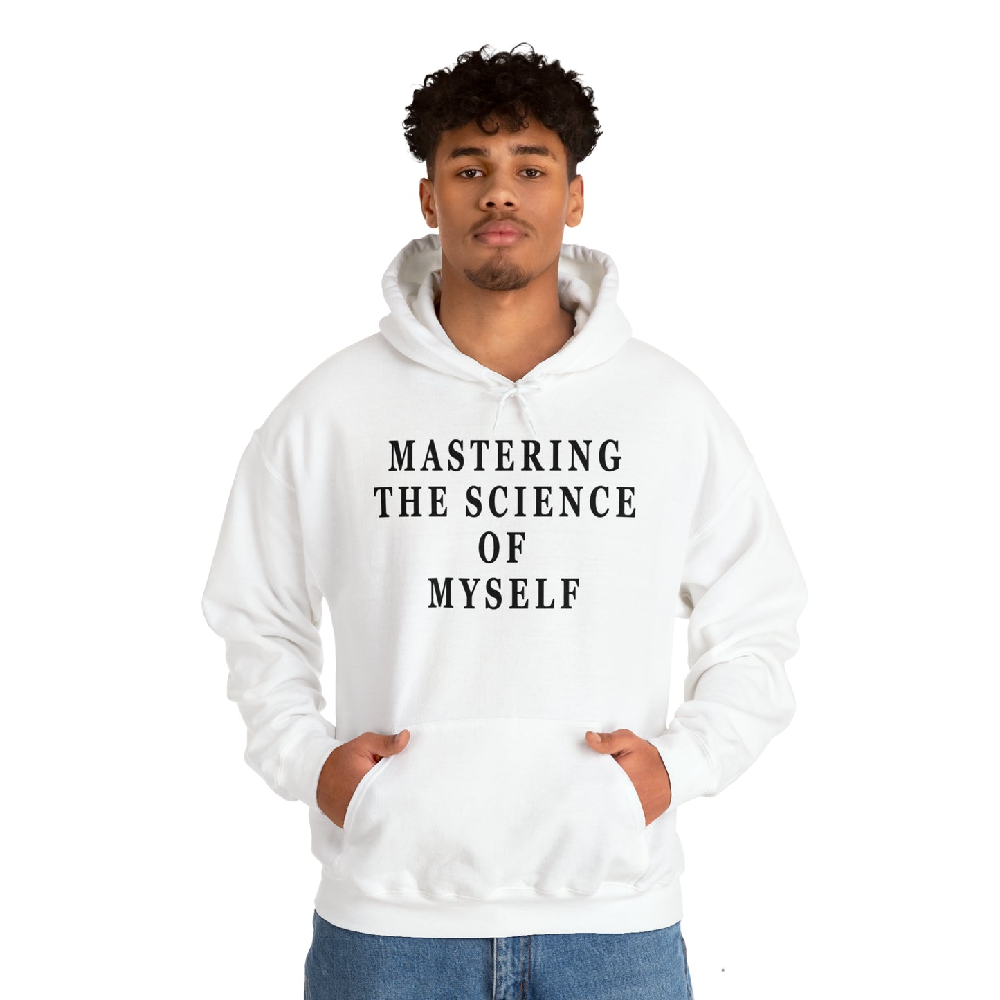 Mastering The Science of Myself Unisex Heavy Blend™ Hooded Sweatshirt