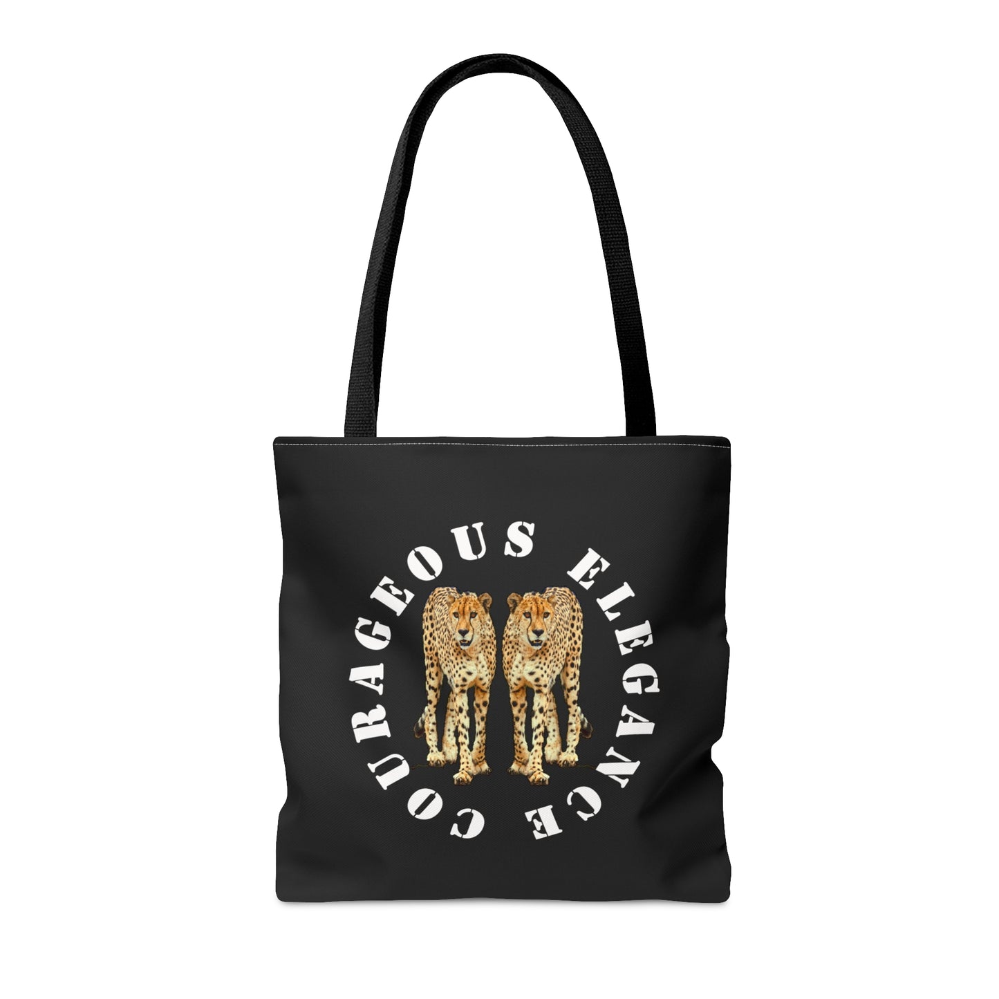 Courageous Elegance Tote Bag (AOP)