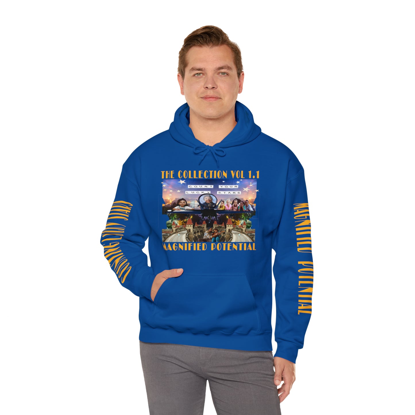 Magnified Potential Unisex Heavy Blend™ Hooded Sweatshirt