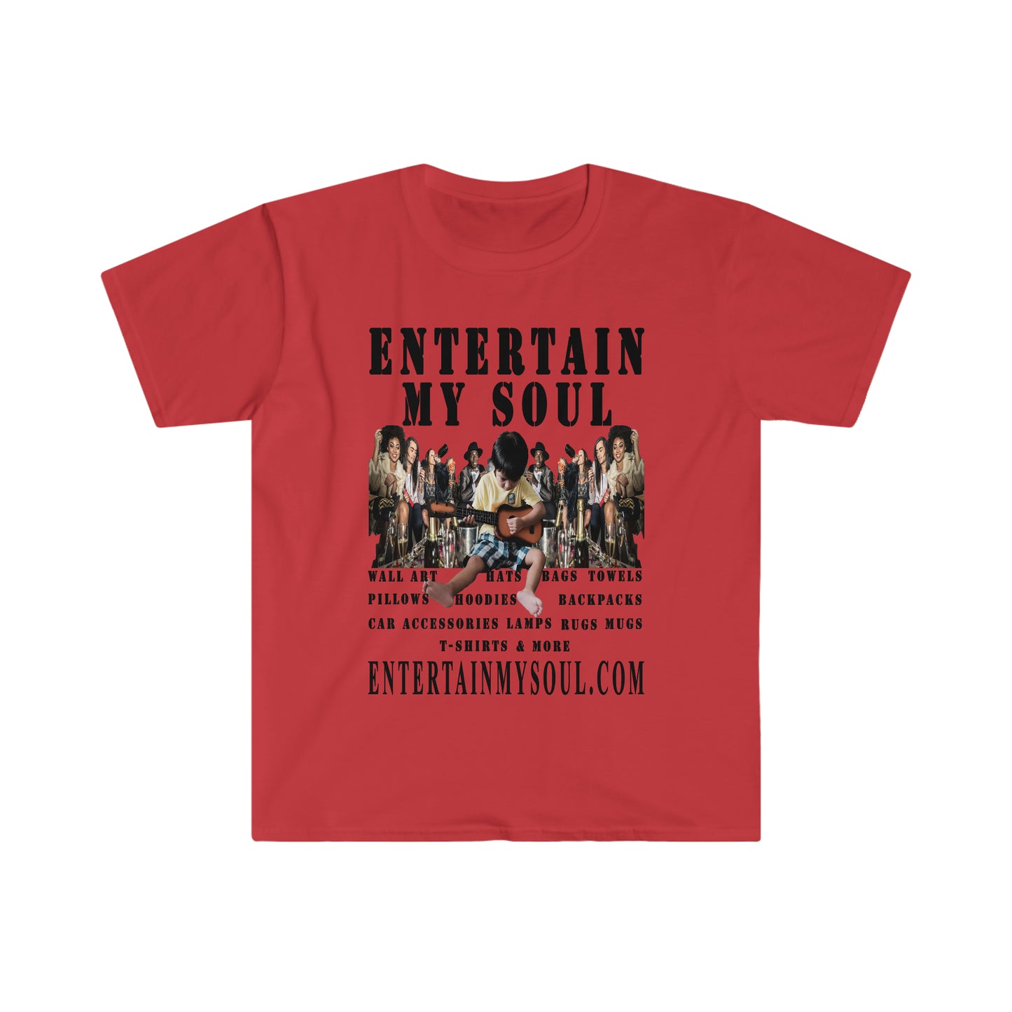 Entertain My Soul Unisex Softstyle T-Shirt