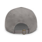 Tiers Above Reality Dad Hat with Leather Patch (Rectangle)