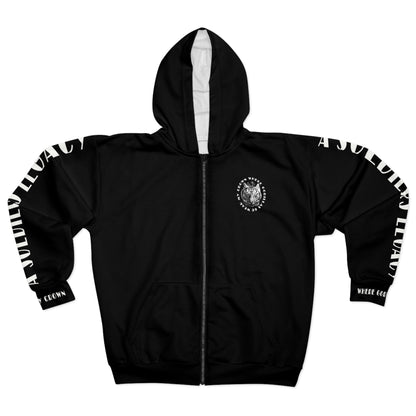 A Soldiers Legacy Unisex Zip Hoodie (AOP)