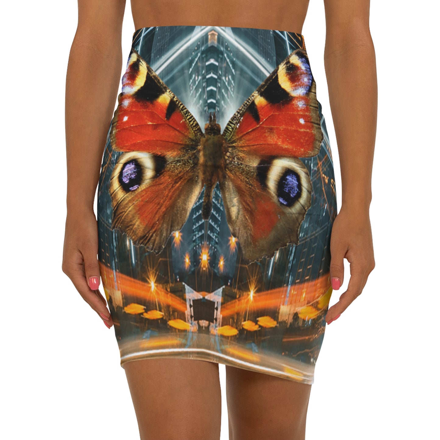 Butterflies Women's Mini Skirt (AOP)