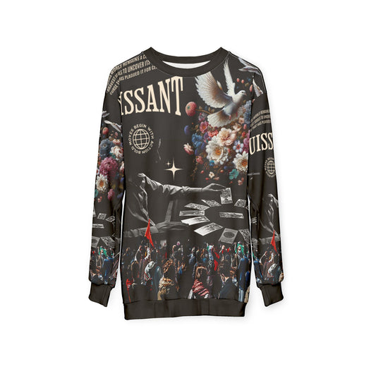 Calibrated Gnosis Sweatshirt — Revolutionary Art AOP Crewneck