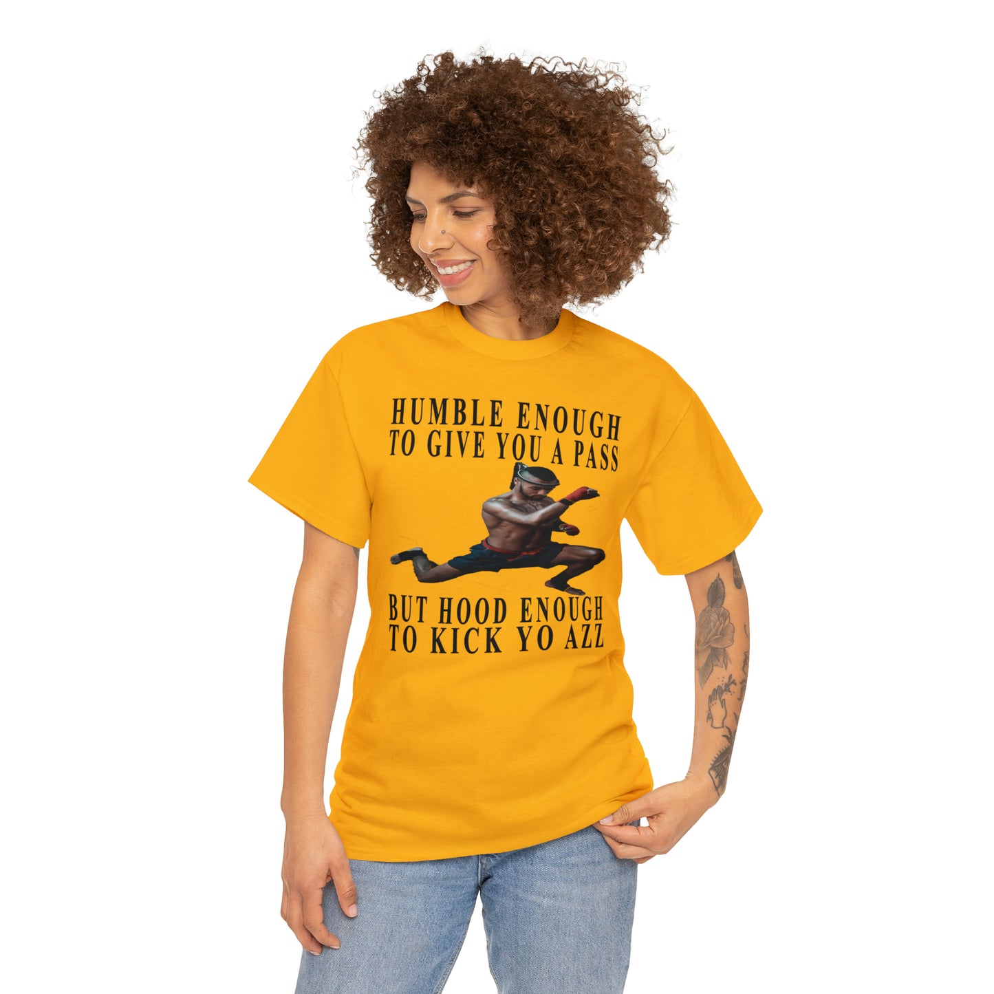 Humble Enough To Give Your A Pass Unisex Heavy Cotton Tee