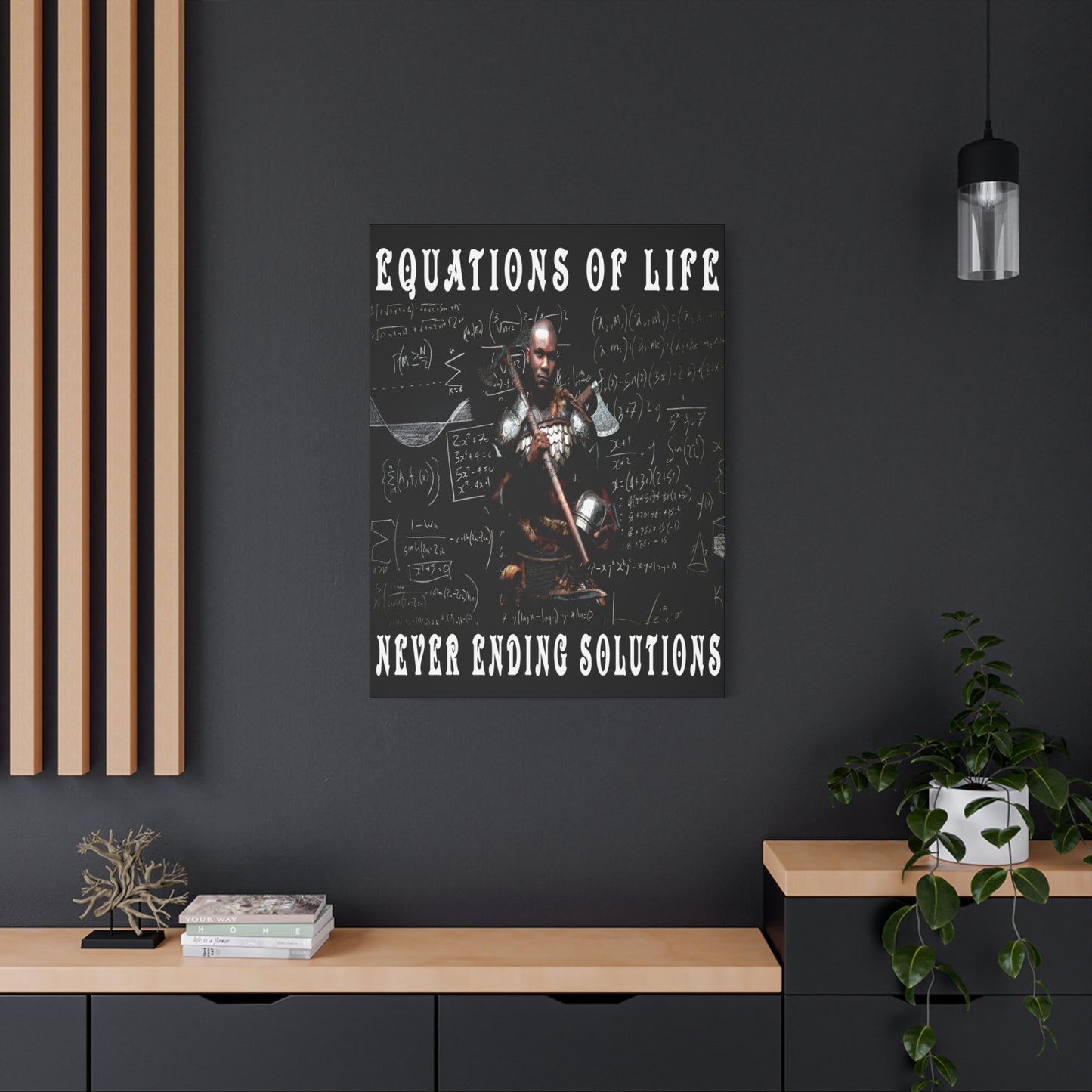 Equations of Life Matte Canvas, Stretched, 1.25"