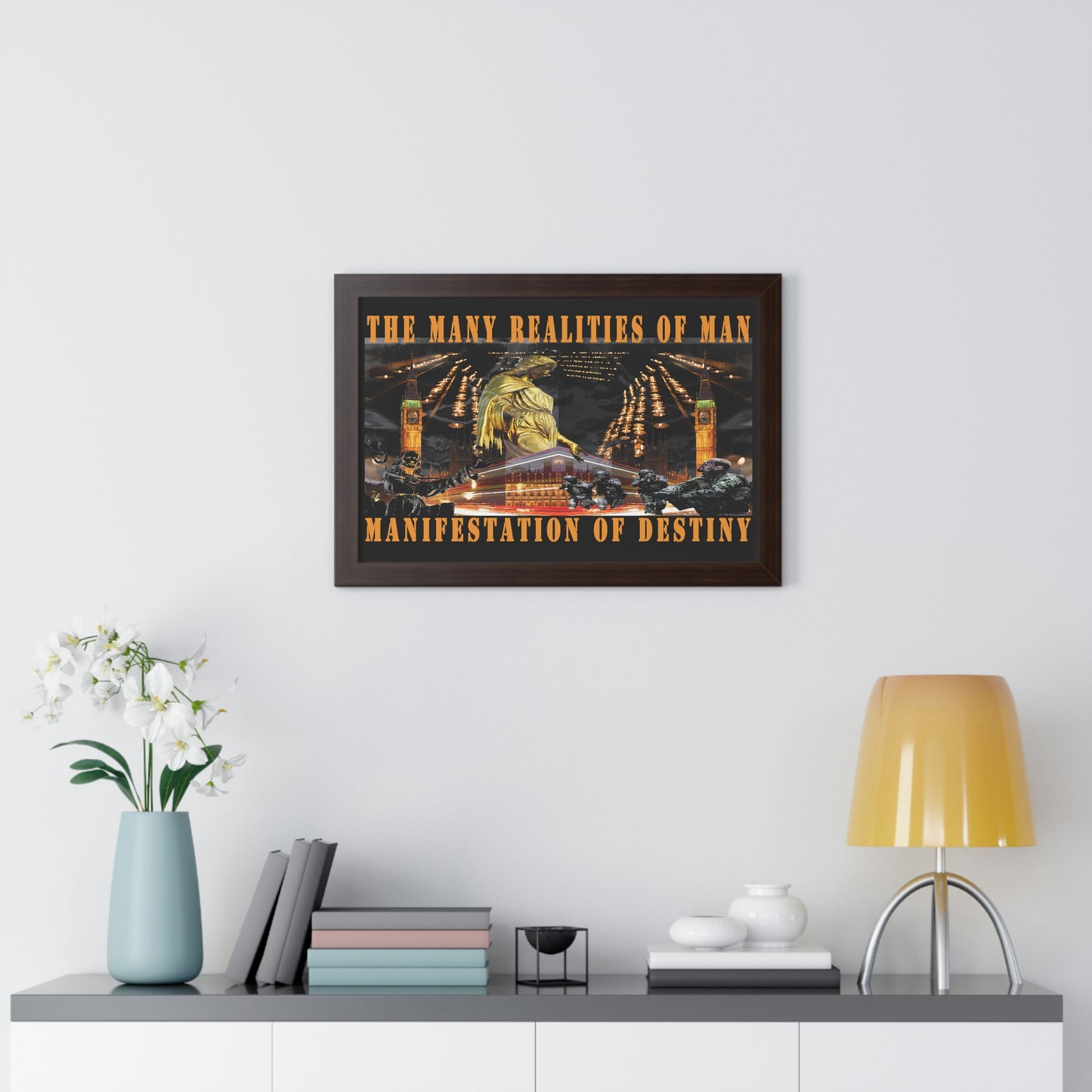 Manifestation of Destiny Framed Horizontal Poster