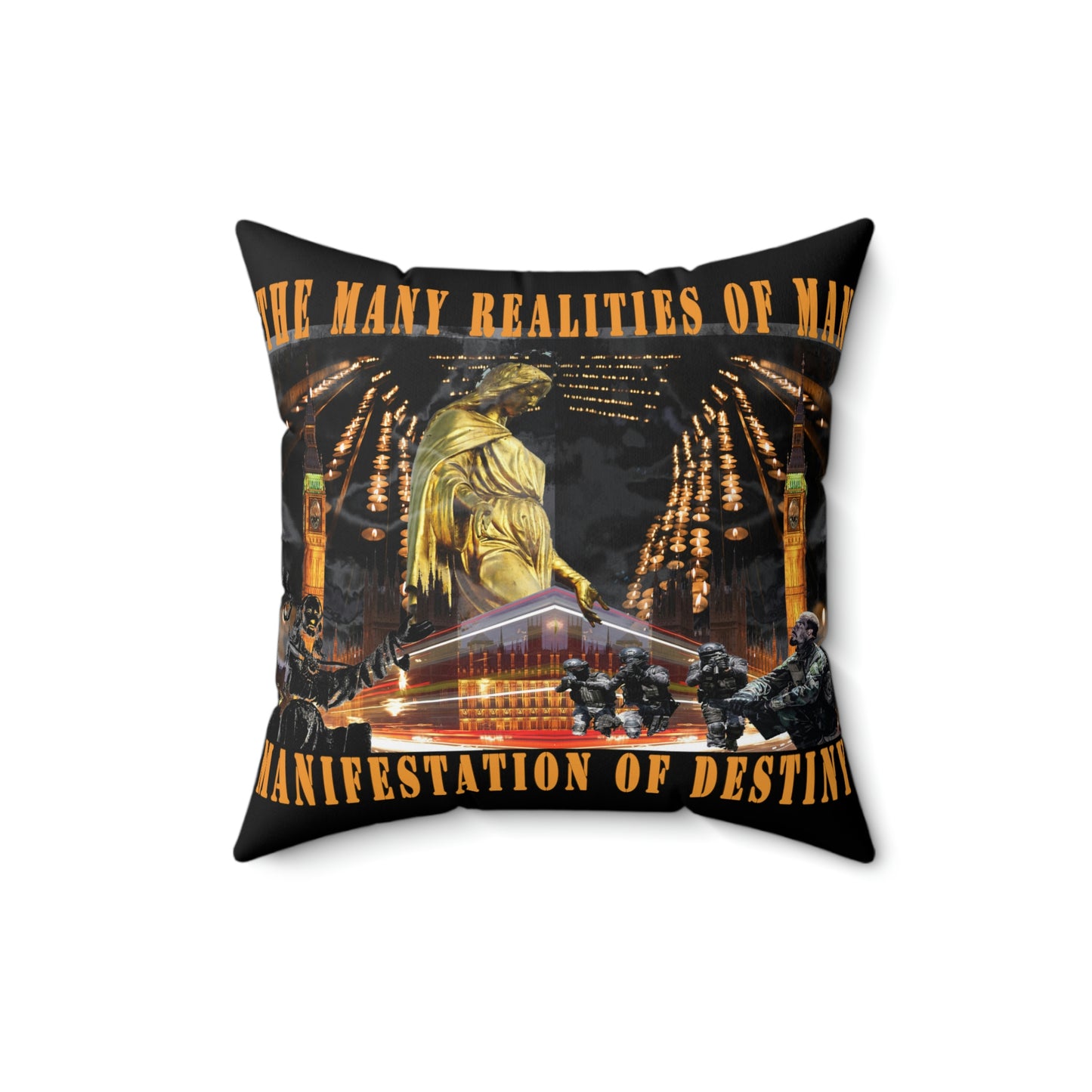 Manifestation of Destiny Spun Polyester Square Pillow