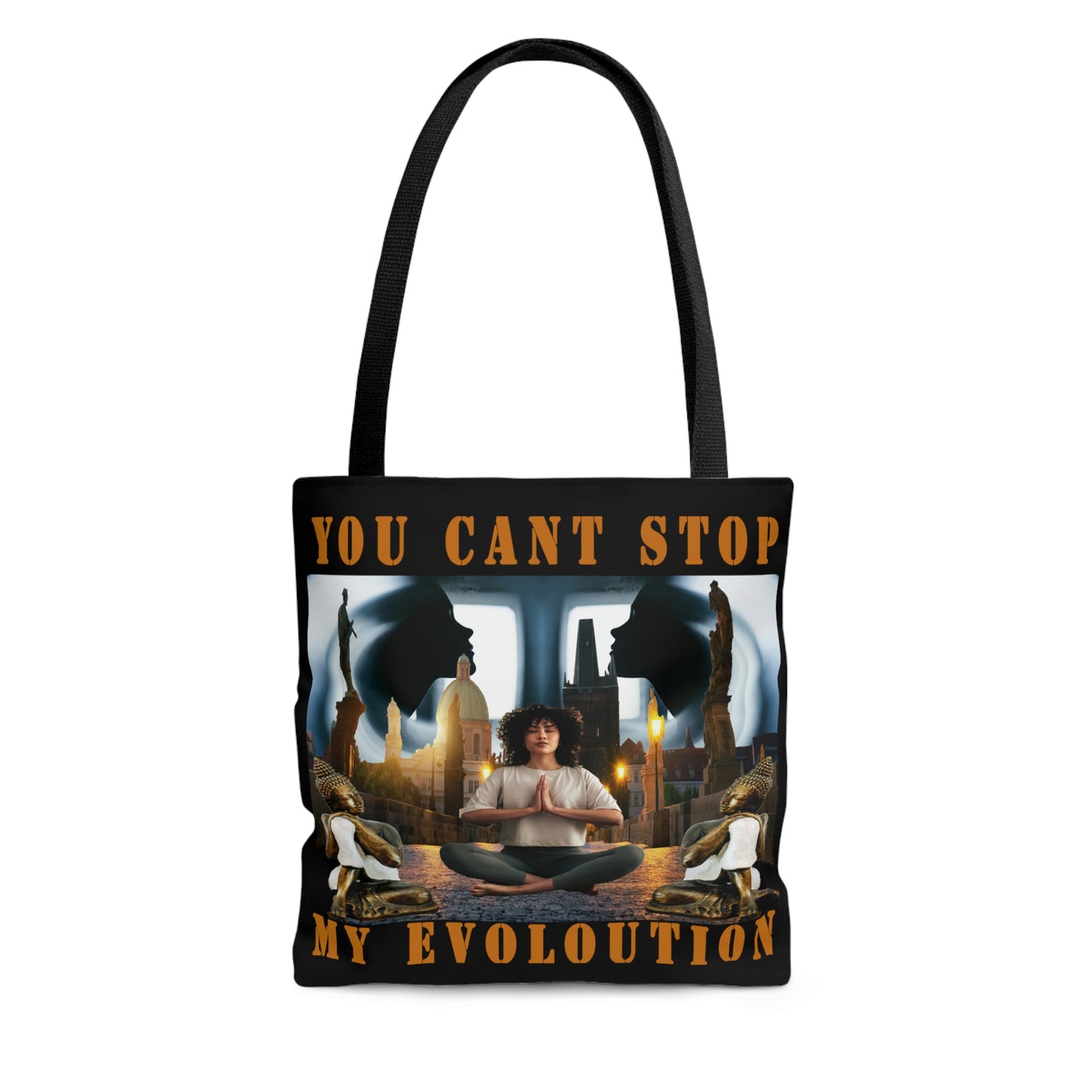 AOP Tote Bag YOU CAN'T STOP MY EVOLUTION