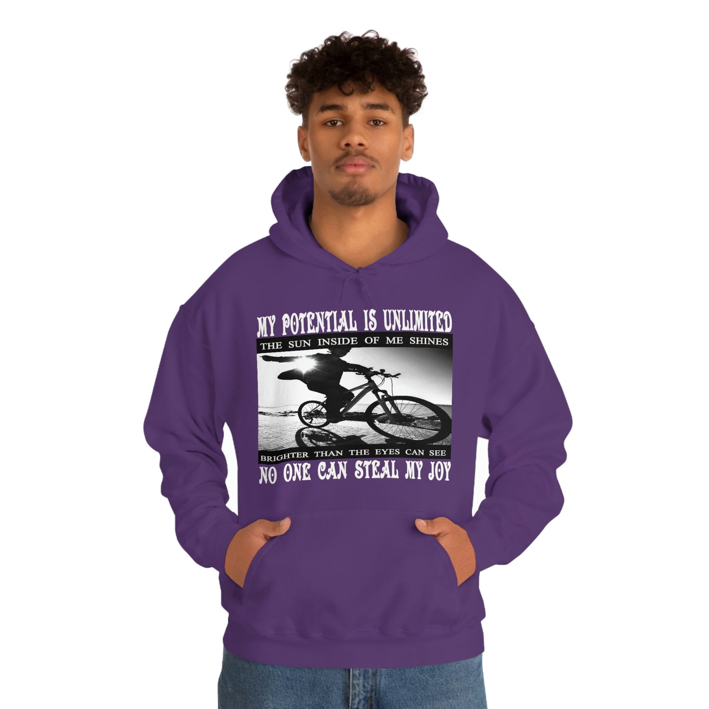 Unisex My Potential is Unlimited Heavy Blend™ Hooded Sweatshirt