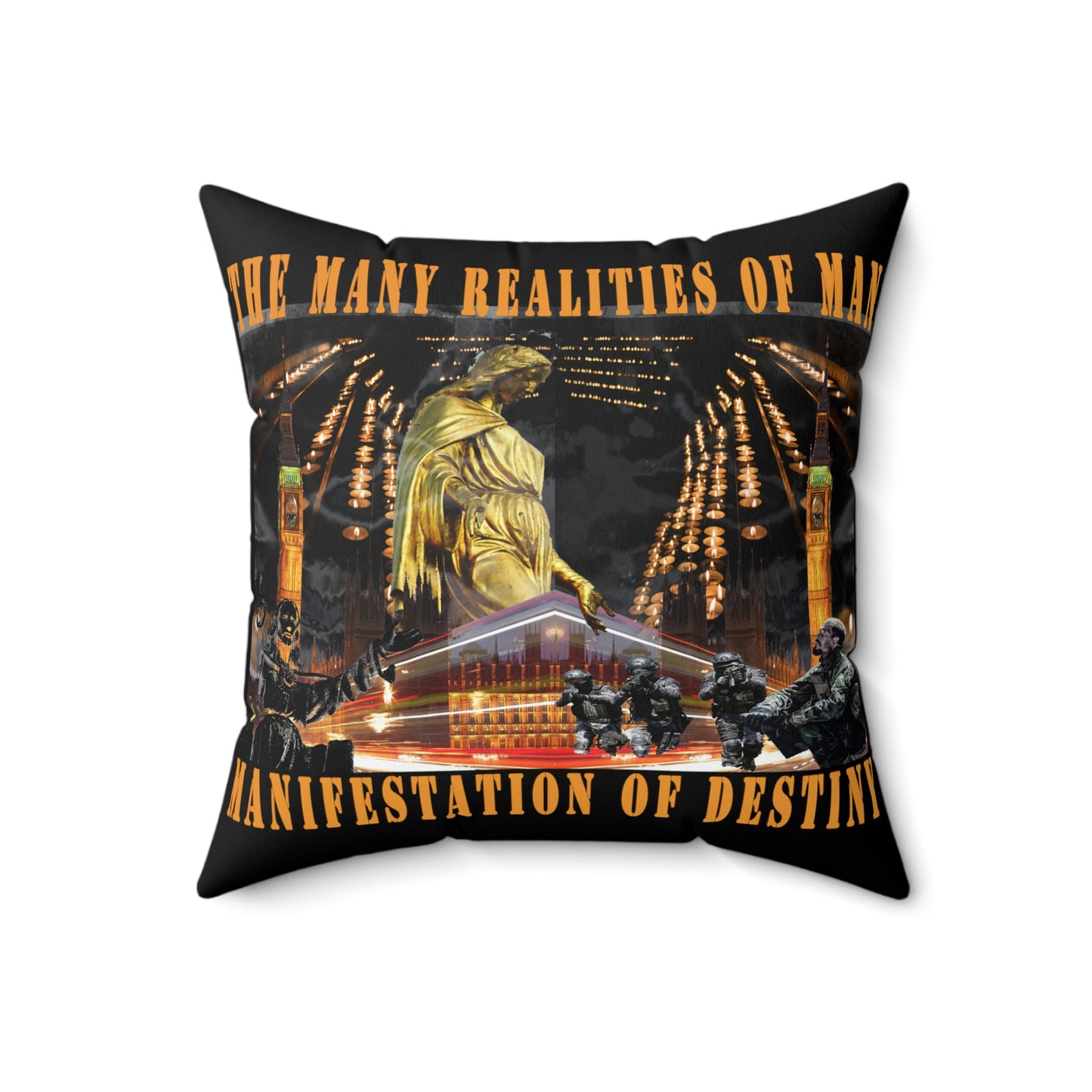 Manifestation of Destiny Spun Polyester Square Pillow