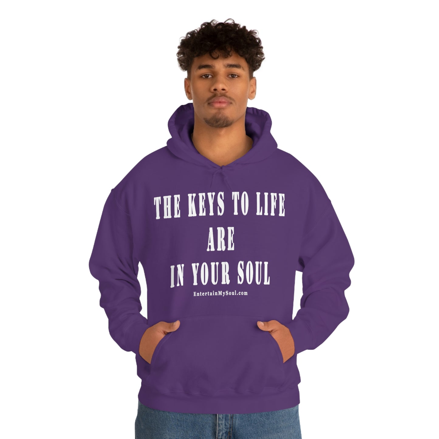 Unisex Heavy Blend™ Hooded Sweatshirt The Keys to Life are in Your Soul