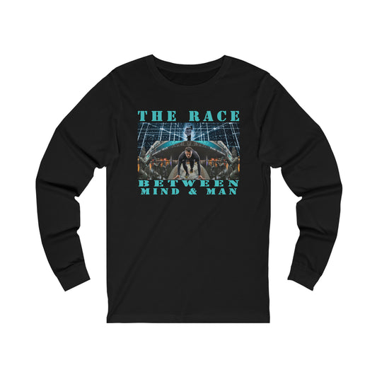 Unisex The Race Between Mind and Man Jersey Long Sleeve Tee