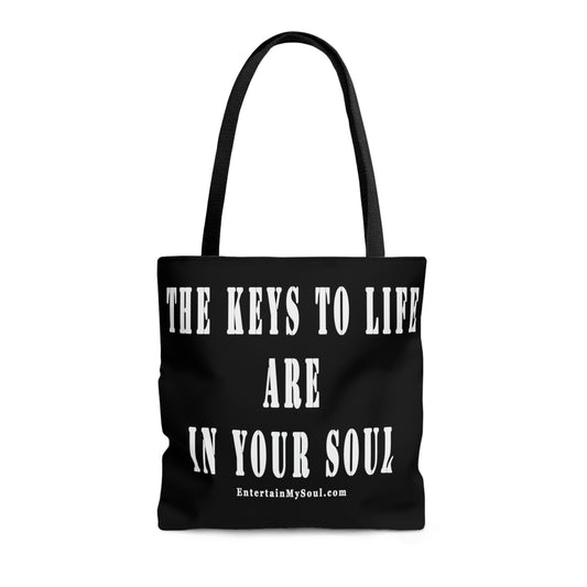 AOP Tote Bag The Keys to Life are in Your Soul